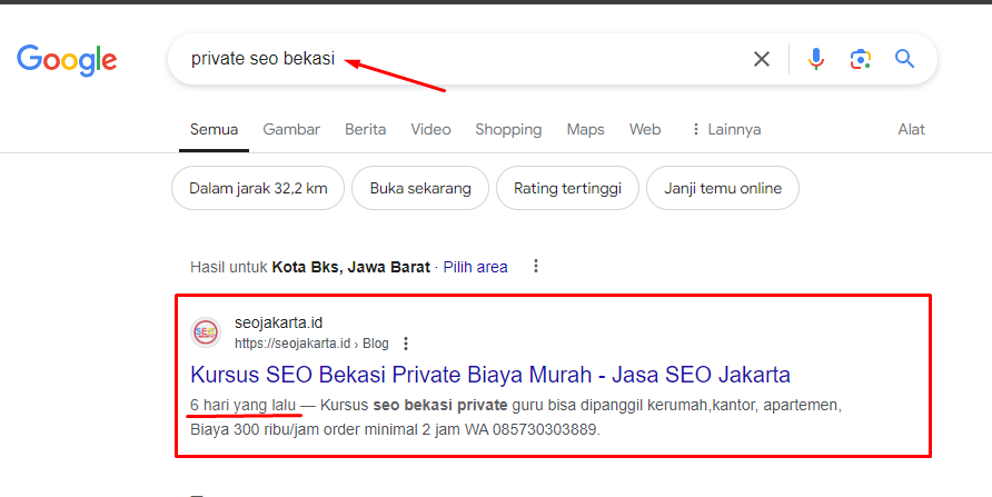 Kursus seo bareng pakar seo pengalaman 14 tahun